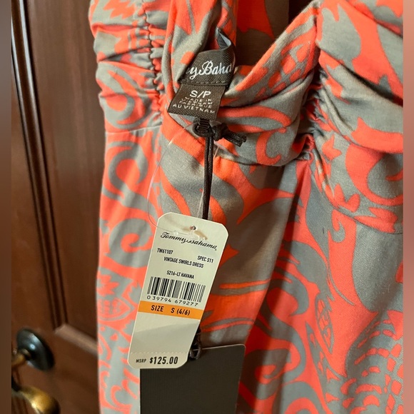 Tommy Bahama’s Vintage Swirls Dress, size small (4/6). Brand New - Picture 3 of 3